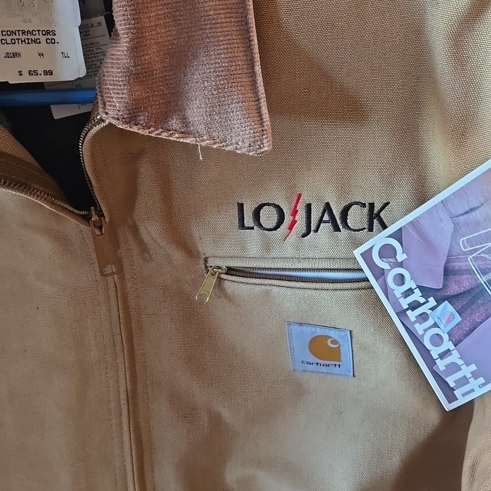 Vintage Never Worn 2002 With Tags Carhartt Blanket Lined Jacket Mens 44 Tall